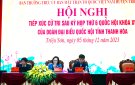 Đoàn Đại biểu Quốc hội tỉnh Thanh Hóa tiếp xúc cử tri huyện Triệu Sơn sau kỳ họp thứ 6, QH khóa XV