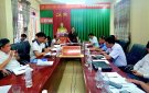 Hội nghị giao ban cụm 8 tại xã Triệu Thành về tình hình thực hiện nhiệm vụ của các địa phương trong quý 1 năm 2024