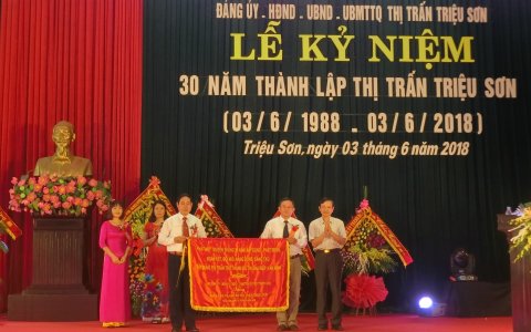 Thị Trấn Triệu Sơn -huyện Triệu Sơn kỷ niệm 30 năm ngày thành lập.