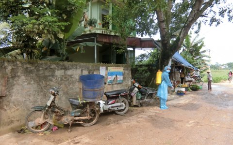 Xã Triệu Thành tập trung chỉ đạo công tác phòng chống dịch tả lợn Châu Phi trên địa bàn.