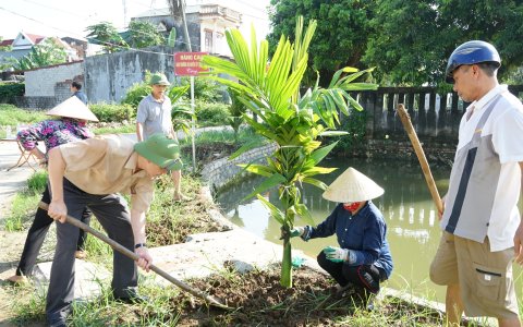 Thị Trấn Nưa chú trọng công tác môi trường trong xây dựng đô thị văn minh