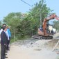 Chủ tịch UBND huyện kiểm tra việc thực hiện Nghị quyết 12 tại các xã