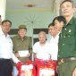 Hội CCB huyện thăm, tặng quà cho các cựu chiến binh tham gia chống Pháp tại xã Thái Hòa.
