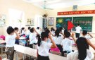 Trường tiểu học Kim Đồng thị trấn Triệu Sơn bước vào năm học mới 2021 - 2022.
