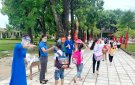 Tuổi trẻ huyện Triệu Sơn ra quân tình nguyện trong ngày đầu của năm học mới 2021 - 2022