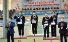 Đoàn vận động viên huyện Triệu Sơn đạt huy chương vàng đầu tiên, môn võ thuật cổ truyền trong chương trình ĐH TDTT tỉnh Thanh Hoá lần thứ IX.