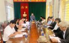 UBND huyện Tổ chức hội nghị lấy ý kiến về phục dựng Lễ hội Đền Nưa - Am Tiên năm 2024