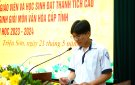             Học sinh Lê Đình Duy, trường THPT Triệu Sơn 1 tấm gương sáng trong học tập
