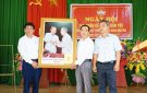 Trưởng Ban Dân Huyện ủy, Chủ tịch Ủy ban MTTQ huyện Lê Tiến Dũng dự Ngày hội Đại đoàn kết toàn dân tộc tại khu dân cư thôn 9 xã Dân Quyền