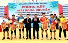 Khai mạc chung kết giải bóng chuyền chào mừng 60 năm ngày thành lập huyện Triệu Sơn và công bố huyện đạt chuẩn Nông thôn mới nâng cao.