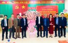 Phó Bí thư Thường trực Huyện ủy dự  tọa đàm kỷ niệm 70 Ngày Thầy thuốc Việt Nam 27/2, tại Trung tâm Y tế huyện.