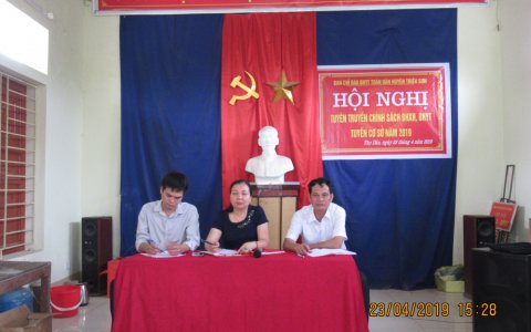 Hội nghị tuyên truyền chính sách bảo hiểm xã hội, bảo hiểm y tế tại xã Thọ Dân