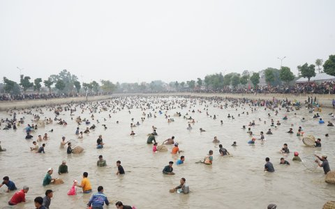 Ngày hội bắt cá Hồ Cầu Bè xã Xuân Thọ Xuân Ất Tỵ 2025