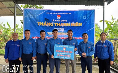 Huyện đoàn Triệu Sơn tổ chức Lễ khởi động Tháng Thanh niên 2025 và phát động tết trồng cây “Đời đời nhớ ơn Bác Hồ”.