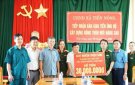 Ban CHQS huyện Triệu Sơn hỗ trợ xã Tiến Nông xây dựng nông thôn mới nâng cao
