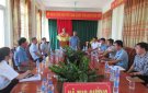 Lãnh đạo huyện Triệu Sơn kiểm tra tiến độ xây dựng xã NTM nâng cao tại xã Thọ Cường