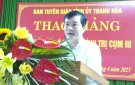 Khai mạc thao giảng giảng viên lý luận chính trị cụm 3 năm 2023 tại huyện Triệu Sơn