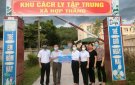 Hội LHPN Huyện tặng nhu yếu phẩm hỗ trợ các khu cách ly tập trung của huyện.