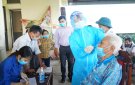 Thị trấn Triệu Sơn thực hiện test nhanh tầm soát Covid-19 cho nhân dân