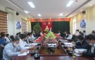 Huyện Triệu Sơn tổ chức Hội nghị trực tuyến triển khai phương án quản lý điều trị F0 tại nhà