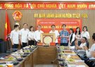 Đoàn công tác của Trường Đại học Hồng Đức thăm quan học tập thực tế mô hình quản lý tại huyện Triệu Sơn.
