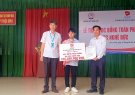 Em Vũ Văn Hưng học sinh lớp 12A7 trường THPT Triệu Sơn 1 nhận học bổng toàn phần du học nghề Đức trị giá 245 triệu đồng