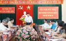 Hội nghị đối thoại giữa Bí thư Huyện ủy với MTTQ và các đoàn thể huyện Triệu Sơn năm 2022.