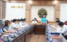Đoàn kiểm tra của tỉnh thông qua dự thảo Báo cáo kiểm tra công tác lãnh đạo, chỉ đạo thực hiện Nghị quyết số 25-NQ/TW của BCH Trung ương Đảng (khóa XI) đối với Ban thường vụ Huyện ủy Triệu Sơn
