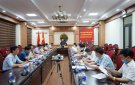 Hội nghị Ban Thường vụ Huyện ủy phân công các nhiệm vụ cụ thể liên quan đến buổi  Lễ công bố huyện Triệu Sơn đạt chuẩn NTM và đón nhận Huân chương lao động hạng Ba
