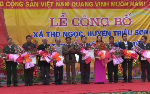 Đảng bộ xã Thọ Ngọc thực hiện Chỉ thị 05-CT/TW gắn với xây dựng nông thôn mới