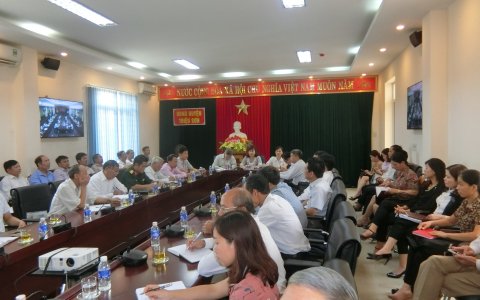 Hội nghị báo cáo viên trực tuyến tháng 10/2018.