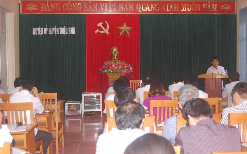 Hội nghị bàn về công tác quy hoạch cán bộ lãnh đạo, quản lý cấp huyện nhiệm kỳ 2015-2020, nhiệm kỳ 2020-2025 và định hướng nhiệm kỳ 2025-2030