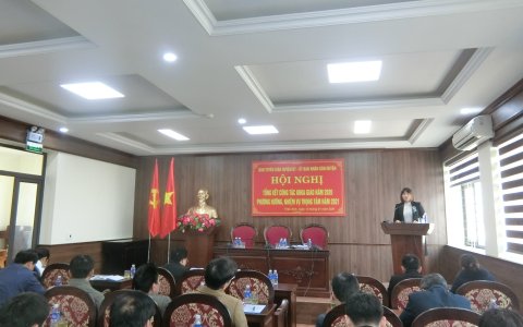 Hội nghị tổng kết công tác khoa giáo năm 2020, phương hướng nhiệm vụ trọng tâm năm 2021.