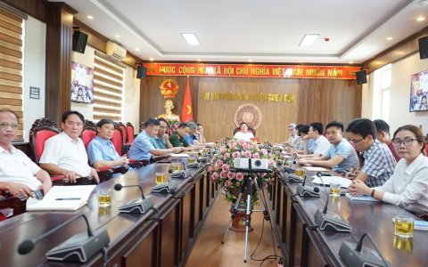 Hội nghị trực tuyến toàn tỉnh đánh giá tiến độ thực hiện xóa nhà tạm, nhà dột nát trên địa bàn tỉnh