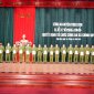 Công An huyện Triệu Sơn tổ chức Lễ công bố Quyết định tổ chức Công an xã chính quy đợt 2/ 2021.