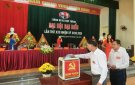 Đồng chí Lê Kim Chất, PBT thường trực Huyện ủy dự Đại hội đại biểu Đảng bộ xã Hợp Thắng, lần thứ XXII nhiệm kỳ 2020-2025.