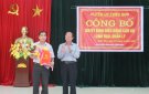Huyện ủy Triệu Sơn công bố Quyết định điều động cán bộ lãnh đạo quản lý tại xã Thọ Tân và Xuân Thọ.