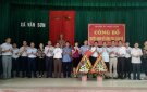 Huyện ủy tổ chức hội nghị công bố quyết định Điều động cán bộ lãnh đạo, quản lý tại 3 xã, Tân Ninh, Thái Hòa , Vân Sơn.