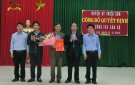 Huyện ủy Triệu Sơn công bố Quyết định về công tác cán bộ tại xã Xuân Lộc và Thọ Dân.