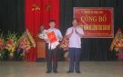 Huyện ủy Triệu Sơn Công bố các Quyết định về công tác cán bộ