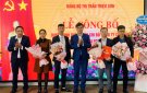 Lễ Công bố Quyết định thành lập Chi bộ, BCH Công đoàn, Chi Đoàn thanh niên Công ty CPDVTM Hoa Ban Tây Bắc, thị trấn Triệu Sơn.