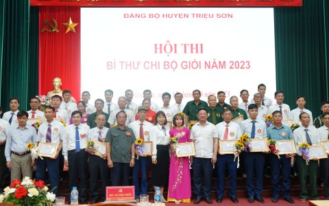  Hội thi Bí thư Chi bộ giỏi huyện Triệu Sơn năm 2023