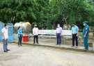 Đồng chí Bí thư Huyện ủy Mai Nhữ Thắng kiểm tra công tác phòng, chống dịch Covid-19 tại khu cách ly tập trung xã Hợp Thắng, xã Dân Lực