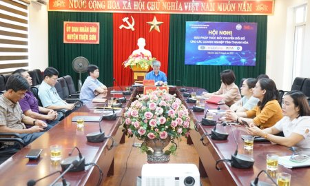 Hội nghị giải pháp thúc đẩy chuyển đổi số cho các doanh nghiệp tỉnh Thanh Hóa