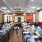 Hội nghị Ban Thường vụ Huyện ủy phân công các nhiệm vụ cụ thể liên quan đến buổi  Lễ công bố huyện Triệu Sơn đạt chuẩn NTM và đón nhận Huân chương lao động hạng Ba
