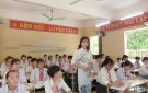 Cô giáo Hoàng Thị Minh trường THCS Dân Lực, tấm gương tiêu biểu trong học tập và làm theo lời Bác.